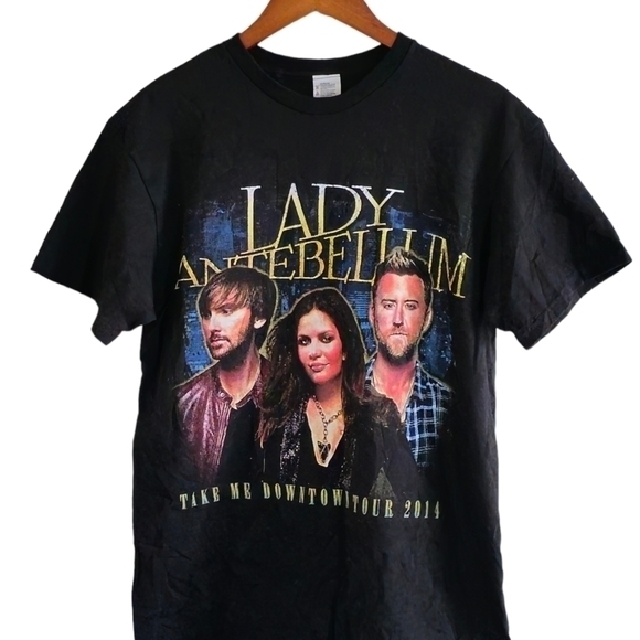 Lady‎ Antebellum Take Me Downtown Country Tour Concert Shirt Women's Size Medium - Picture 2 of 7